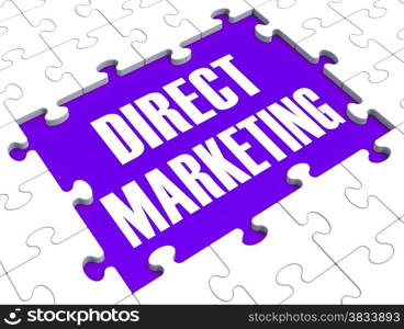 . Direct Marketing Shows Targeting Clients And Personalized Sales