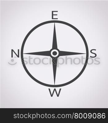 Direction Compass Icon