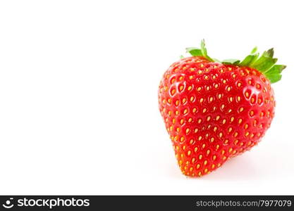 Directly from my vegetable garden, a real strawberry: no plastic