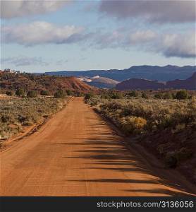 Dirt road passing through a landscape, Paria Canyon, Paria, Kane County, Utah, USA