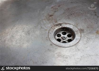 Dirty sink drain texture