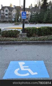 Disable parking stall