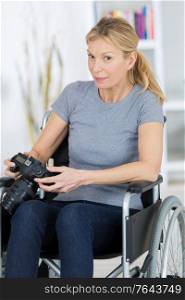 disabled female photographer