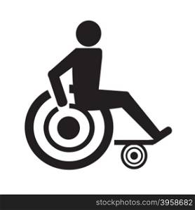 Disabled Handicap Icon Illustration design
