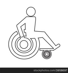 Disabled Handicap Icon Illustration design