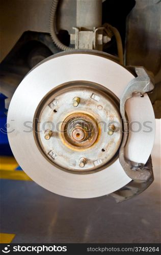 disc brake of fix by mechanic