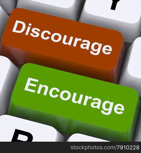 Discourage Or Encourage Keys To Motivate Or Deter. Discourage Or Encourage Keys To Either Motivate Or Deter