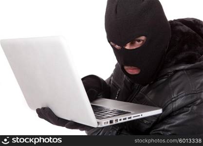 Disguised computer hacker