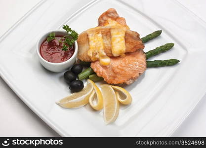 dish of fried meat baked in pastry