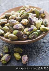 Dish of Pistachio Nuts