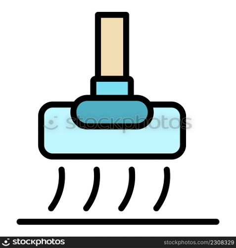 Disinfection mop icon. Outline disinfection mop vector icon color flat isolated. Disinfection mop icon color outline vector