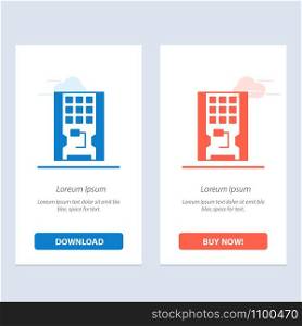 Disk, Drive, Hardware, Solid, Ssd Blue and Red Download and Buy Now web Widget Card Template