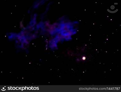 "Distant flickering star array and cold cosmic nebula. "Elements of this image furnished by NASA".. Distant flickering star array and cold cosmic nebula."