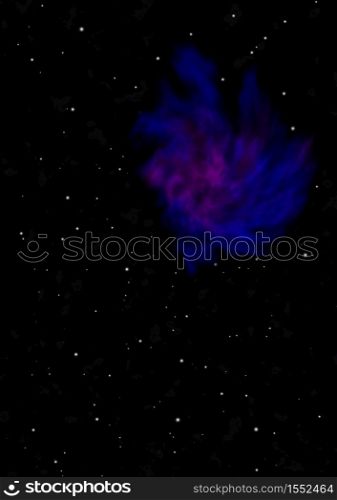 "Distant flickering star array and cold cosmic nebula. "Elements of this image furnished by NASA".. Distant flickering star array and cold cosmic nebula."