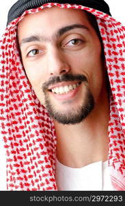 Diversity concept with young arab