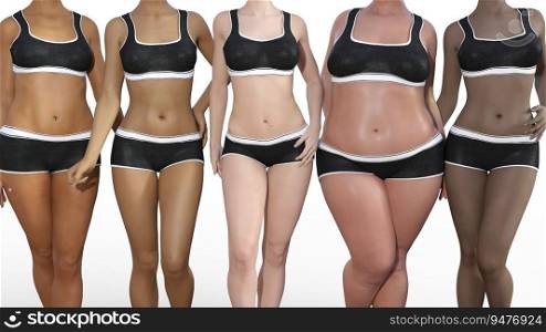 Diversity in Race and Body Type as a Modern Concept. Diversity in Race and Body Type