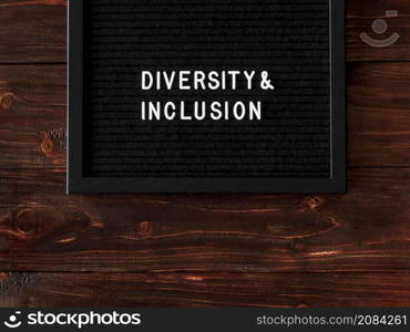 diversity inclusion quote black fabric