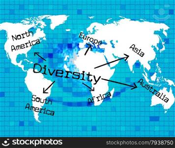 Diversity World Meaning Mixed Bag And Variation