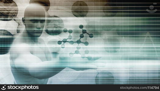 DNA Sequencing with Genetic Helix Formula as Art. DNA Sequencing