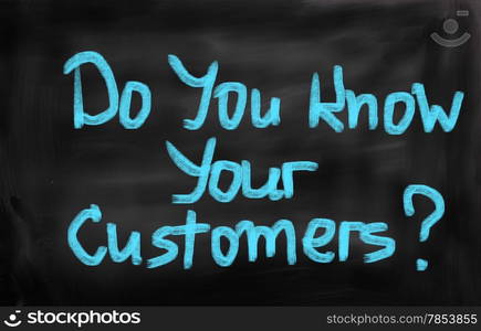 Do You Know Your Customers Concept