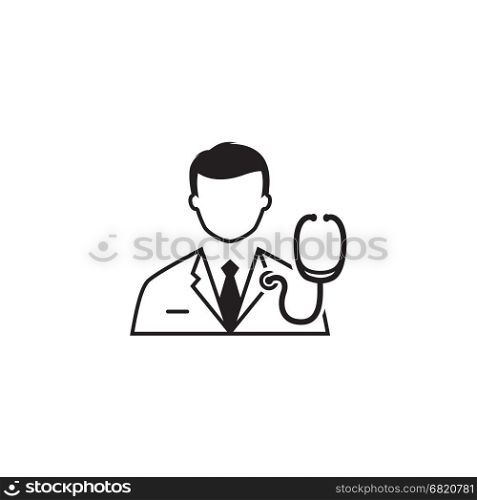 Doctor and Medical Services Icon. Flat Design.. Doctor and Medical Services Icon. Flat Design. Isolated.