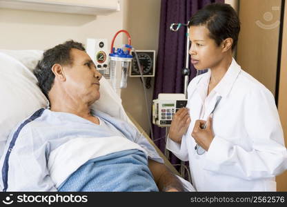 Doctor And Patient Talking To Each Other