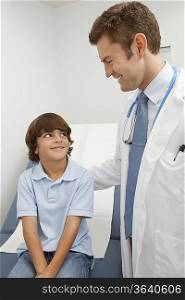 Doctor and young patient