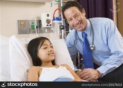 Doctor Checking Up On Girl
