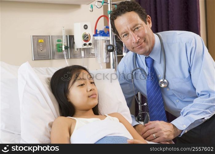 Doctor Checking Up On His Patient