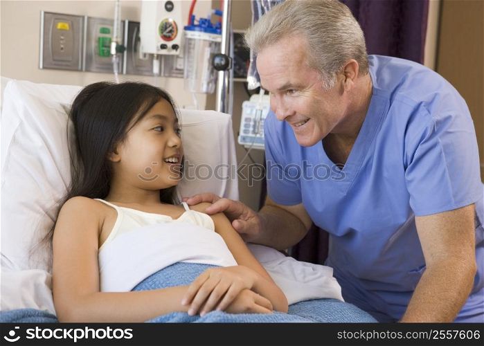 Doctor Checking Up On Patient