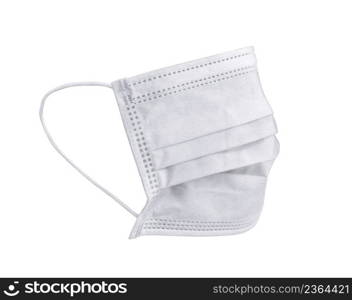 Doctor mask and corona virus protection isolated on a white background