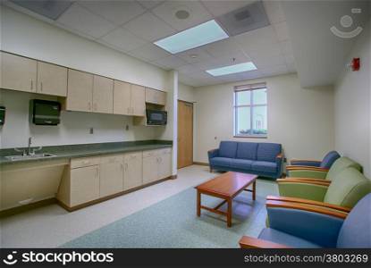 doctor patient lounge room and furniture