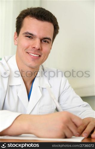 doctor ready to write