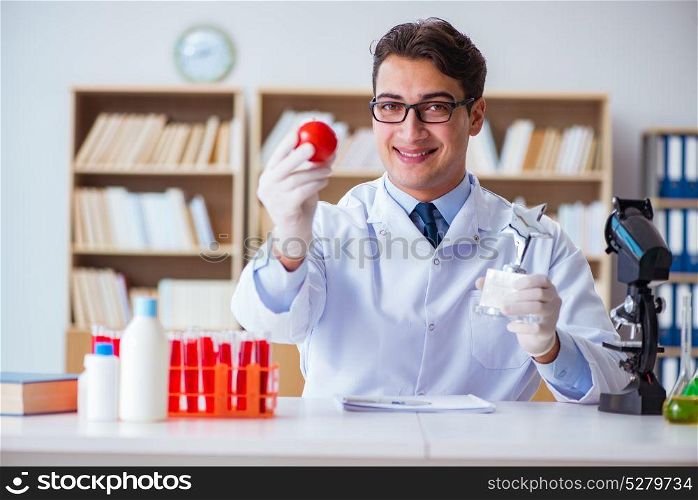 Doctor scientist receiving prize for his research discovery