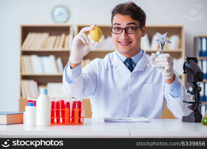 Doctor scientist receiving prize for his research discovery