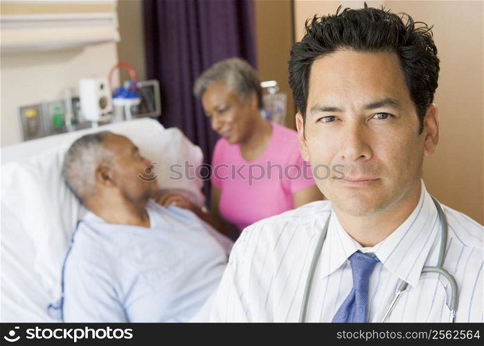 Doctor Standing In Hospital Room