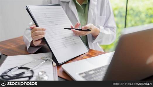 Doctor talking to online patient on laptop online consultation health treatment. medical appointment at home having online consultation.