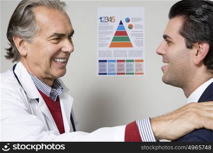 Doctor with a male patient