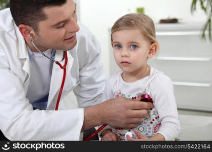 Doctor with a patient