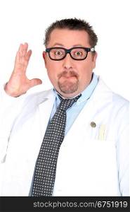 Doctor with glasses