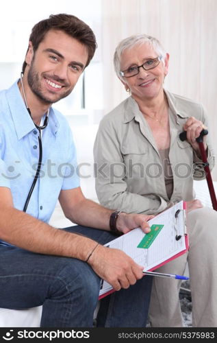 doctor with his patient