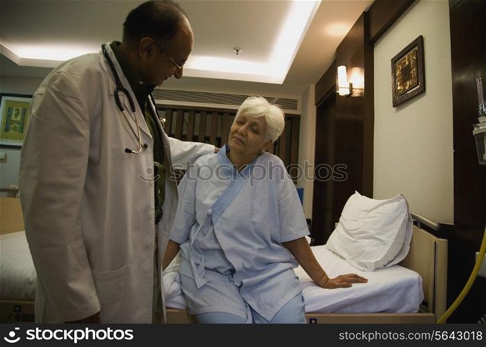 Doctor with his patient