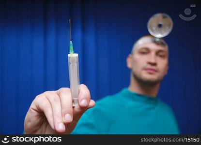 doctor with injection