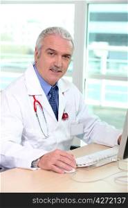 Doctor working