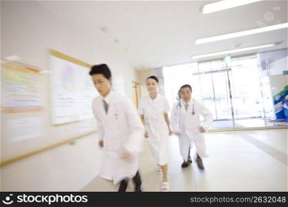 Doctors running