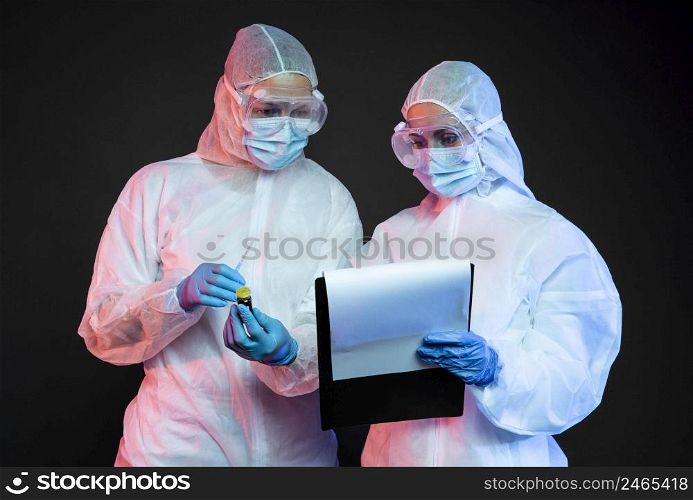 doctors wearing protective medical equipment 2
