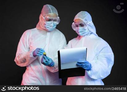 doctors wearing protective medical equipment 2