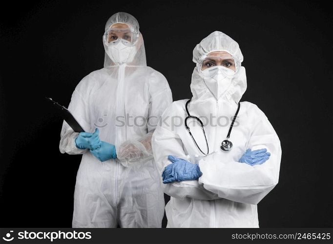 doctors wearing special medical equipment 2