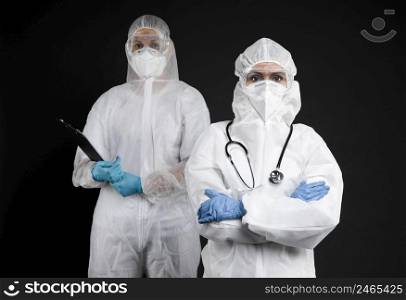 doctors wearing special medical equipment 2