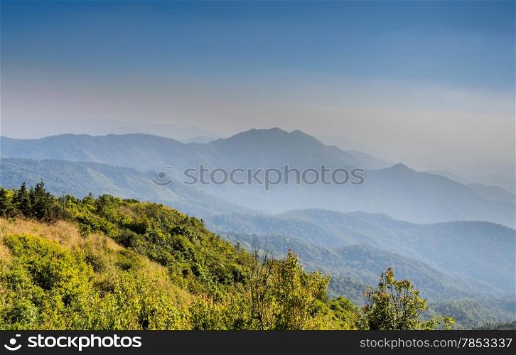 Doi Inthanon - the highest mountain in Thailand